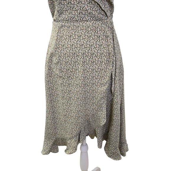 NWT Mikarose The Mae Faux Wrap Ruffle Detail Boho Dress Size XS - Picture 7 of 9